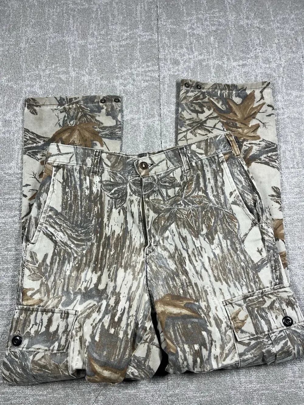 Vintage Gander Mountain Realtree Straight Leg Cargo Pant Men Size 34-36 M